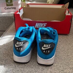 Nike Kids Air Blue and White Sneakers